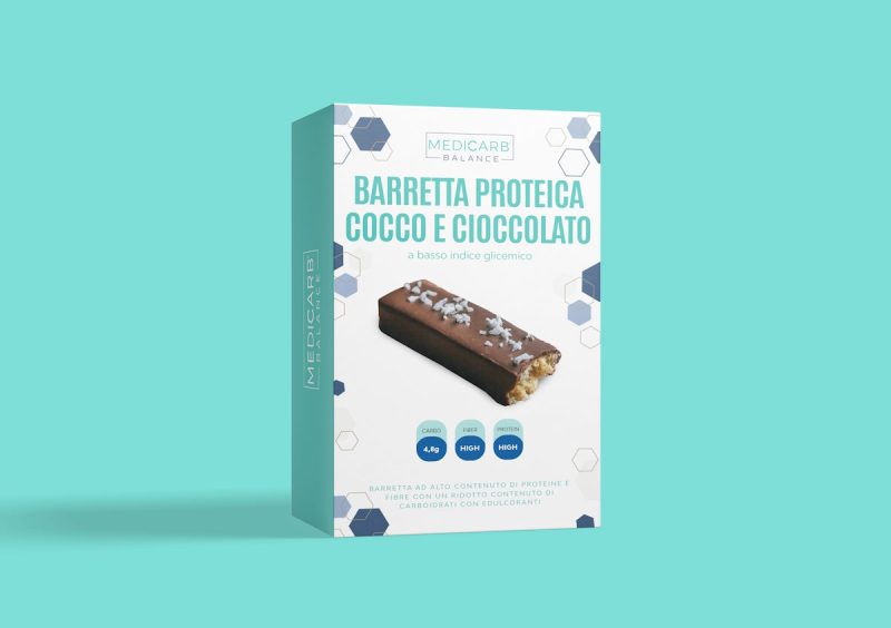 barretta proteica cocco e cioccolato keto